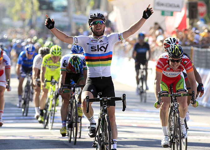 Picture Desk Live: Mark Cavendish winning the fifth stage of the Giro d'Italia