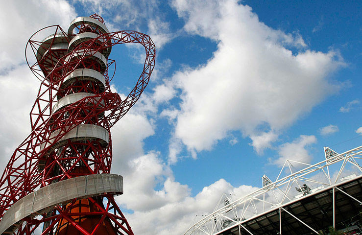 Picture Desk Live: The ArcelorMittal Orbit sculpture at the Olympic park