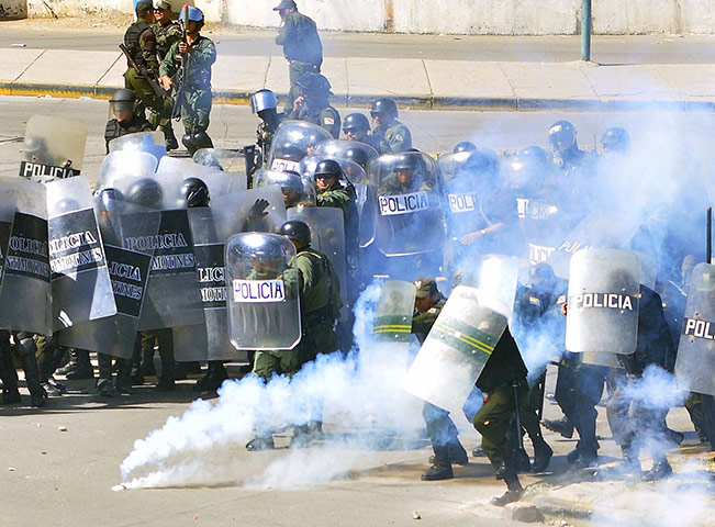 24 hours: Unions Protest In Second Strike Day In Bolivia