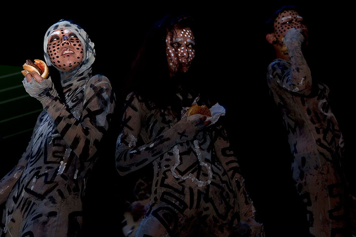 Great Escape festival: Trippple Nippples eat burgers