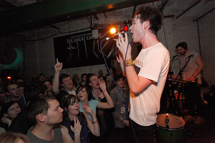 Great Escape festival: Dan Smith from Bastille performs at The Green Door