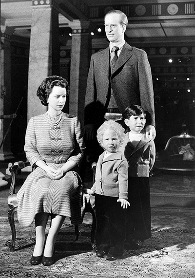 The Queen at Tussauds : 1952: Royal Family waxworks At Madame Tussauds Pictured In 1952