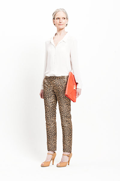 All Ages: All Ages, Lisskulla wears leopard print trousers with a white blouse