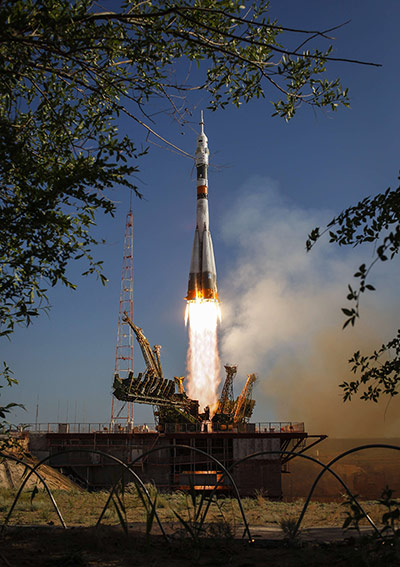 Picture desk live: The Soyuz TMA-04M rocket has launched from the cosmodrome in Kazakhstan