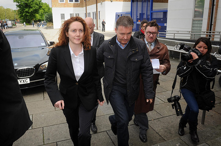 Picture desk live: Rebekah Brooks arrives at Lewisham police station in London