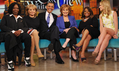 Obama stops by The View to talk about the economy – US politics live
