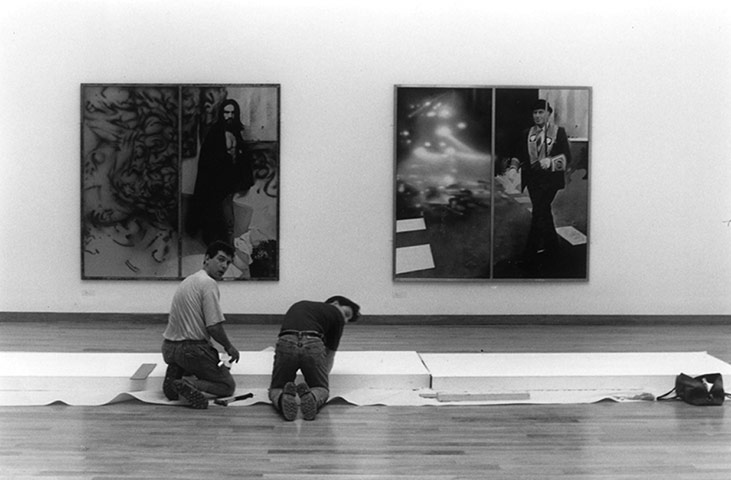 British pavilion: Installing Richard Hamilton’s exhibition in 1993