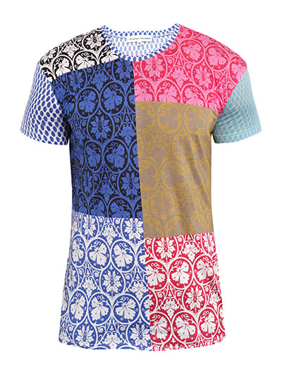 Men's prints gallery: Patchwork T-shirt
