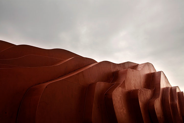 Heatherwick: A wall of the East Beach Cafe in Littlehampton, West Sussex