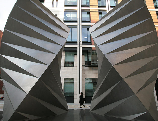 Heatherwick: Vents to a substation cooling system at Paternoster Square, London
