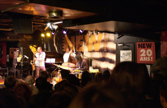 Eurostar Paris: New Morning jazz cafe, Paris
