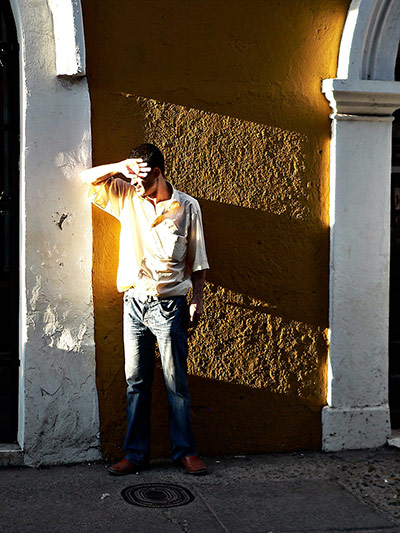 Your Pictures: Your Pictures: Man squinting in sunlight