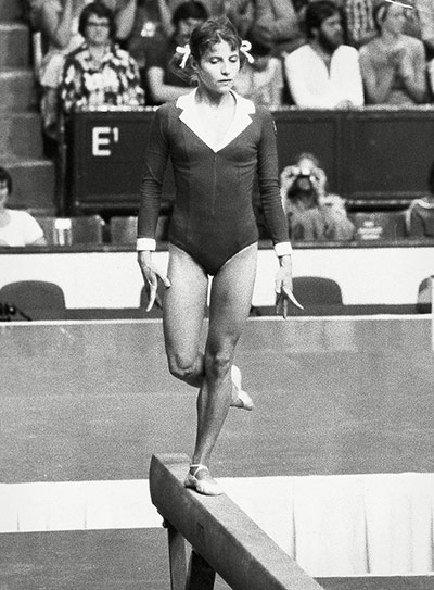 Olympic fashion: 1972 Olympic Games, Munich: Russian Gymnast Olga Korbut