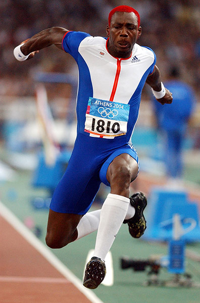 Olympic fashion: 2004 Olympic Games, Athens: Great Britain's Phillips Idowu