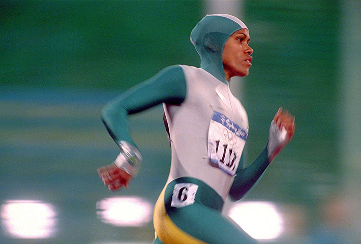 Olympic fashion: 2000 Olympic Games, Sydney: Cathy Freeman Wins Gold In The 400m