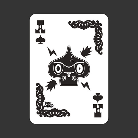 playing cards: Ace of Spades by Pete Fowler