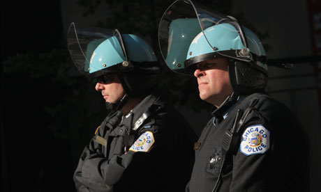 Chicago protest police Nato summit