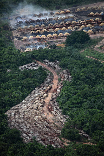 Pig iron in Brazil: Charcoal Camp Documentation, Amazon