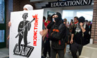 Protests at Montreal university