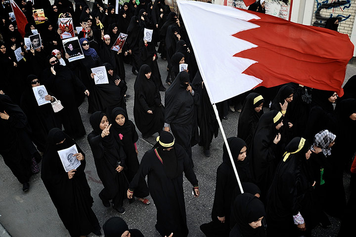 Picture desk live: Bahraini Shiite Muslim women protest