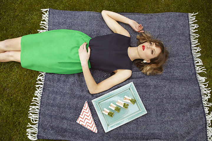 Glyndebourne Picnic: Glyndebourne Picnic: Dress, £385, by Marc by Marc Jacobs