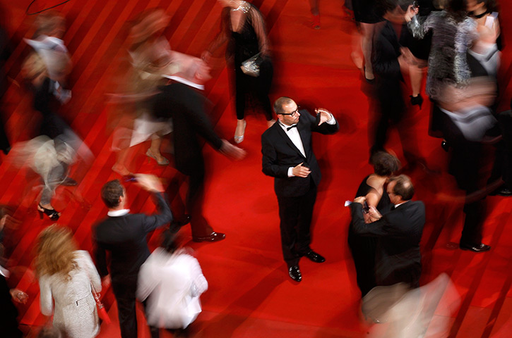 24 hours in pictures: Guests on the red carpet during arrivals at Cannes Film Festival