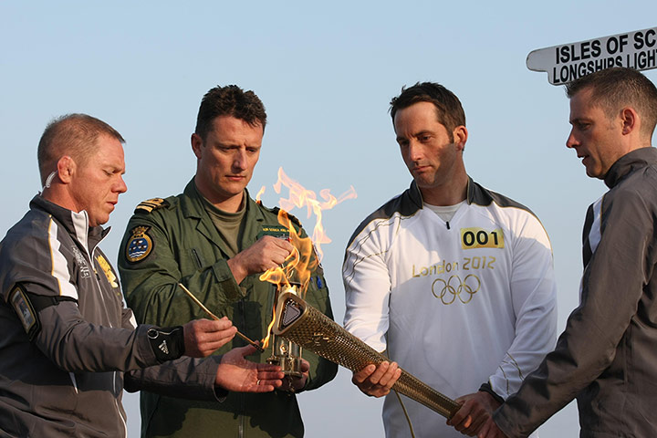 Olympic Torch Relay: Day 1 - Olympic Torch Relay Ainslie