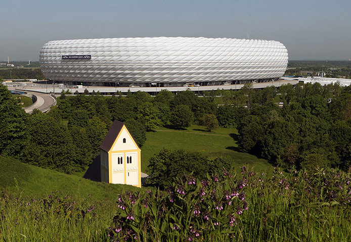 Before the CL final: General view of the Allianz Arena