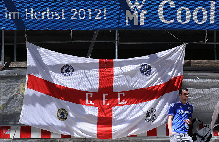 Before the CL final: Chelsea fans