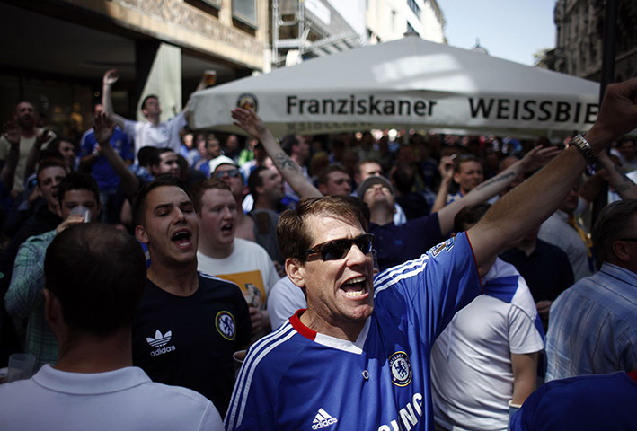 Before the CL final: Chelsea fans