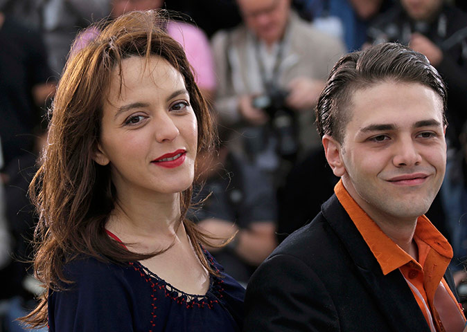 Cannes Day 4: Director Xavier Dolan poses with cast member Monia Chokri, Cannes 