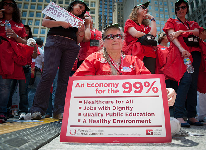 nato-summit-protest: Nurses rally Nato