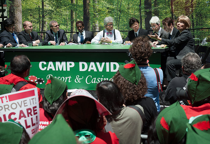 nato-summit-protest: Nurses United rally