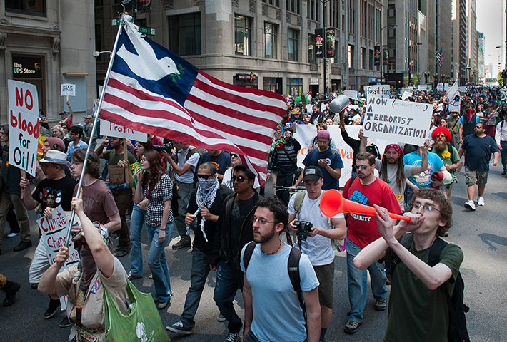 nato-summit-protest: Protesters Nato summit