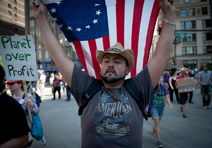 nato-summit-protest: Nato protest Chicago