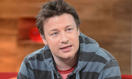 Jamie Oliver, casual pose, in hoodie