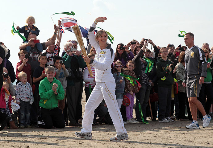 Olympic Torch Journey: Olympic Torch Relay - Day One