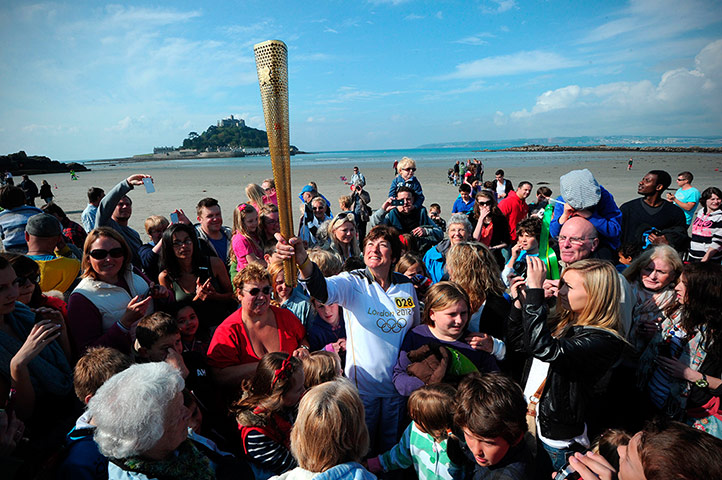 Olympic Torch Journey: olympic torch