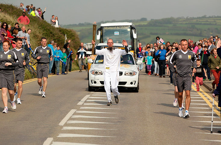 Olympic Torch Journey: Day 1 - Olympic Torch Relay