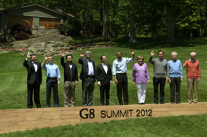G8 Summit: Leaders Commence G8 Summit At Camp David