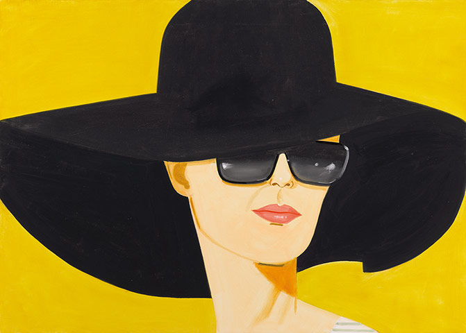 Alex Katz: Black Hat (Bettina) 2010