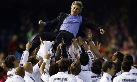 Mourinho celebration Real Madrid