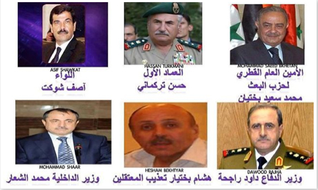 Six members of Syria regime the FSA claims to have killed