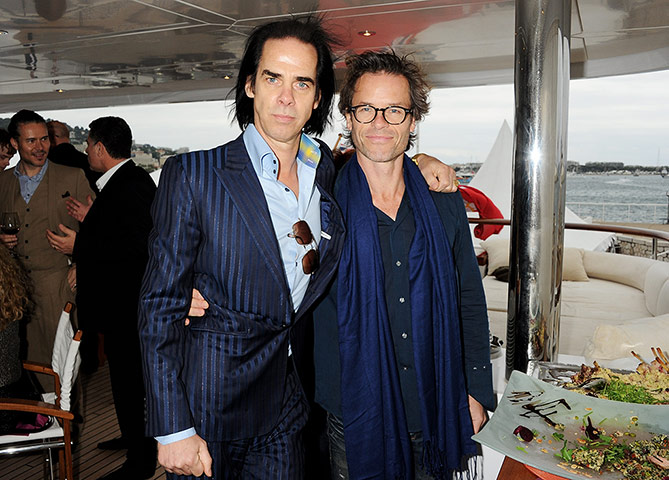 Cannes day four: Nick Cave and Guy Pearce attend a Cannes lunch 