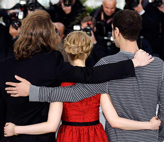 Cannes day four: Actors Caleb Landry Jones, Sarah Gadon and Director Brandon Cronenberg