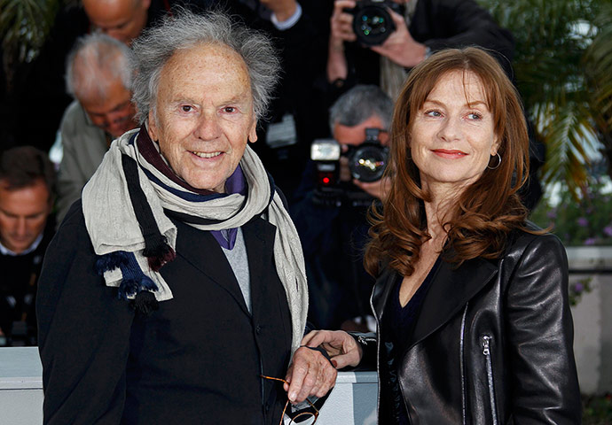 Cannes day four: Jean-Louis Trintignant and Isabelle Huppert at the Amour photocall