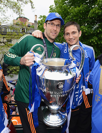 Chelsea parade: Cech and Lampard