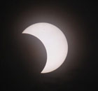 eclipse: The 'ring of fire' silhouettes an oil well in Texas