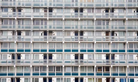 Run-down council estate