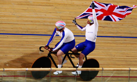 Barney Storey and Anthony Kappes at the 2008 Paralympic Games in Beijing